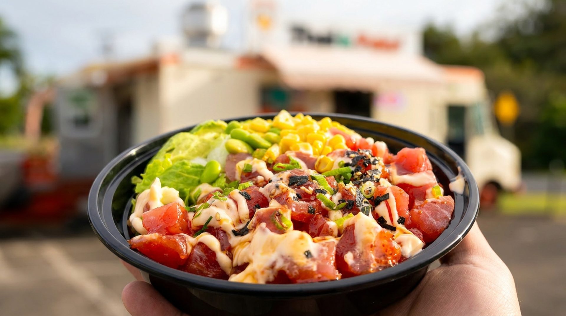 Fresh poké, island style