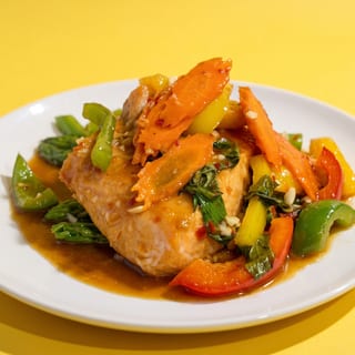 Salmon w/ Thai Chilli Sauce