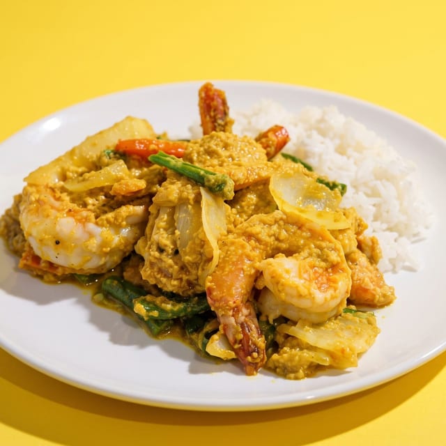 Shrimp Curry Stir-Fry.